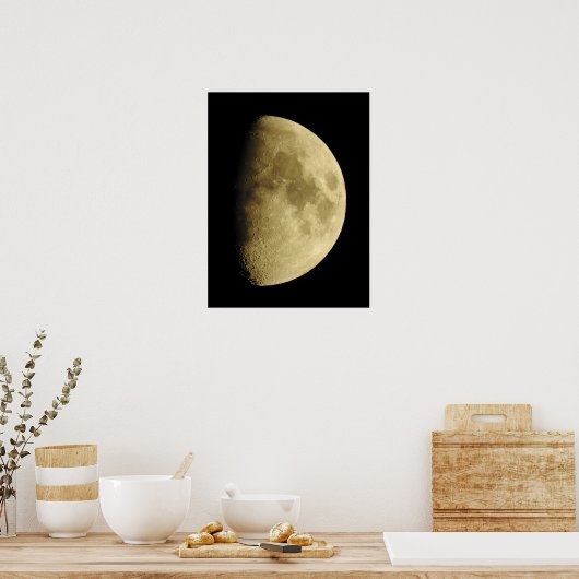 Moon Sluiten Fotografie Poster (Keuken)