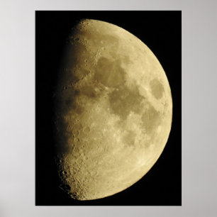Moon Sluiten Fotografie Poster