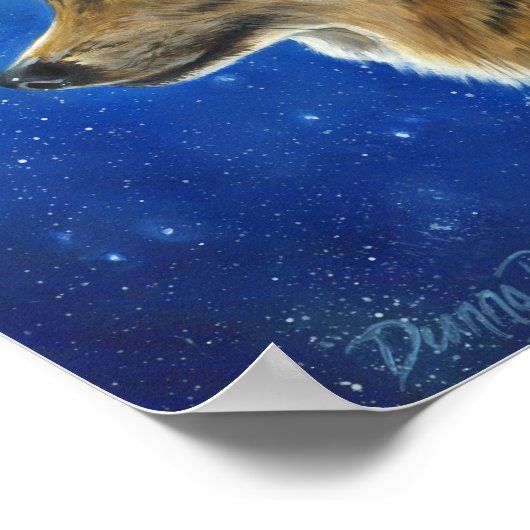 Moon Song Poster Viking Poster Wolf Poster (Hoek)