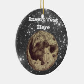 Moon Space Astronomie Keramisch Ornament (Rechts)