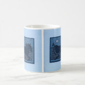 Moon Spirit (lichtblauw) Koffiemok (Center)