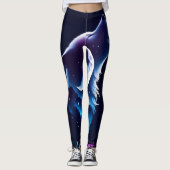 Moon Spirit - Wolf Design Leggings - Tights (Voorkant)
