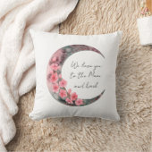 Moon Spring Flower Baby Girl Boho Nursery Kussen (Deken)