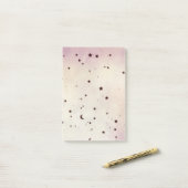 Moon Sprinkles Post-it® Notes (Op bureau)