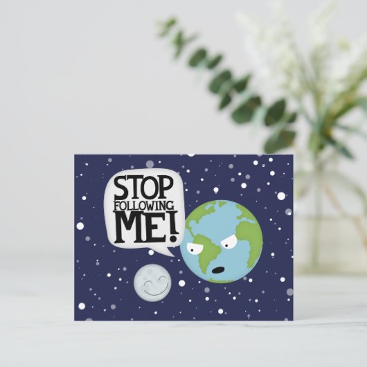 Moon Stalker Briefkaart (Staand voorkant)