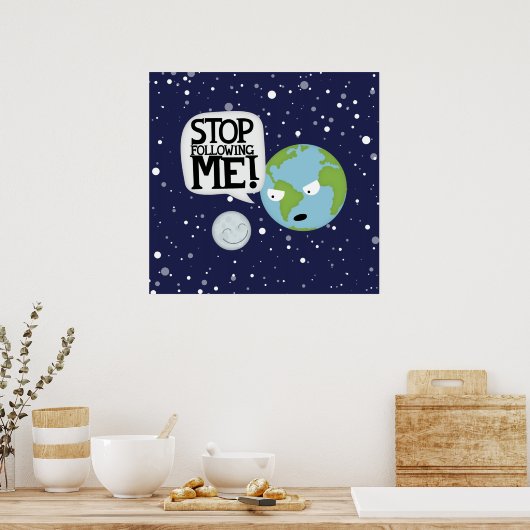 Moon Stalker (groot poster) Poster (Keuken)