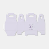 Moon Star Baby shower Lavendel Bedankdoosjes (Uitgevouwen)