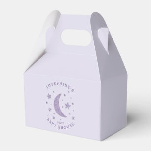 Moon Star Baby shower Lavender Bedankdoosjes