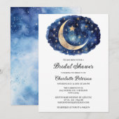 Moon Star Celestial Vrijgezellenfeest Kaart (Voorkant / Achterkant)