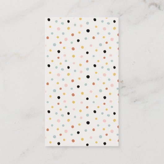 Moon Star Elephant Bunny Diaper Raffle Baby shower Informatiekaartje (Achterkant)