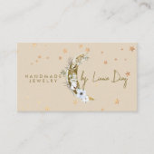 Moon Star Handmade Jewelry Artist Faux Gold B Visitekaartje (Voorkant)