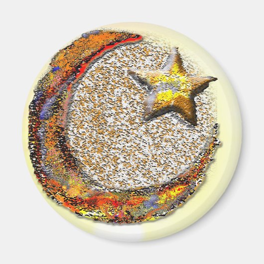 Moon-Star — Islam Magneet (Voorkant)
