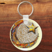 Moon-Star — Islam Sleutelhanger (Voorkant)