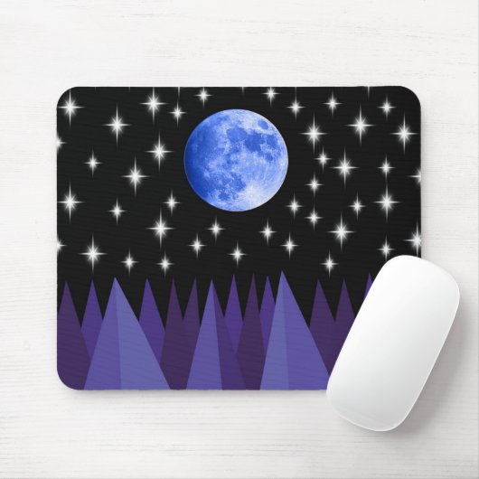 Moon Starlight Mousepad Muismat (Met muis)
