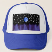 Moon Starlight Trucker Hat Pet (Voorkant)