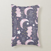 Moon Stars Baby Girl Nursery Baby Accent Kussen (Voorkant(Verticaal))