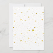 Moon Stars Baby shower Kaart (Achterkant)