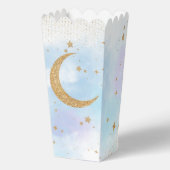Moon & Stars Baby shower Popcorn Bedankdoosjes (Achterkant)