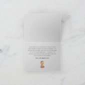 Moon Stars Beer Baby shower Bedankkaart (Binnen)