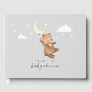 Moon Stars Beer Baby shower Gastenboek