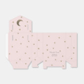 Moon & Stars Blush Roze Baby shower Gift Box Bedankdoosjes (Uitgevouwen)