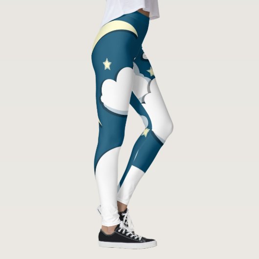 Moon Stars en Clouds Leggings (Rechts)