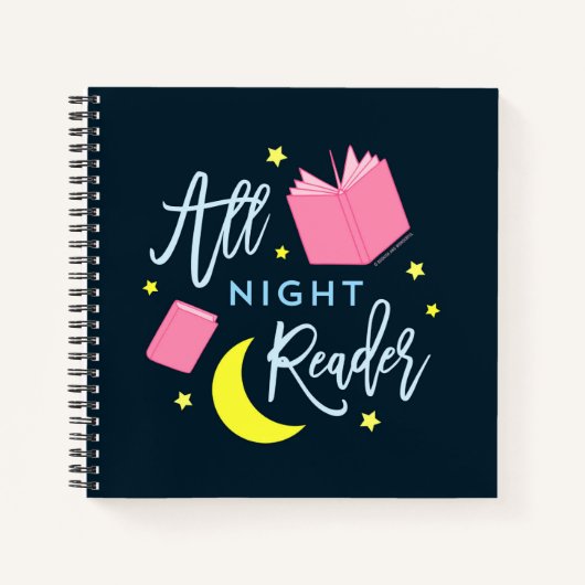 Moon Stars en Roze Boeken Al Nachtlezer (Voorkant)