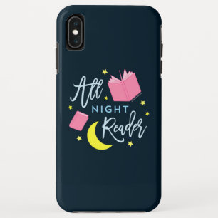 Moon Stars en Roze Boeken Al Nachtlezer Case-Mate iPhone Case
