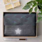 Moon, Stars en Waves op de loskoppeling van hout Tissuepapier (Geschenk)