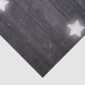 Moon, Stars en Waves op de loskoppeling van hout Tissuepapier (Detail)