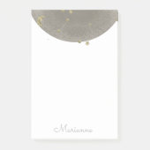 Moon Stars Faux Gold Post-it Notes (Voorkant)