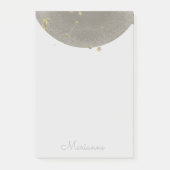 Moon Stars Faux Gold Post-it® Notes (Voorkant)