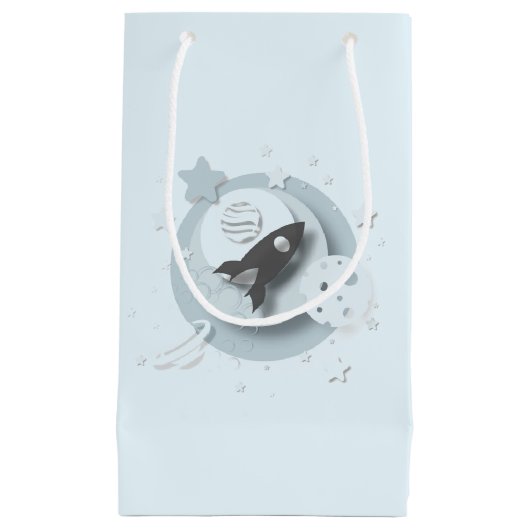 Moon & Stars Gift Bag Klein Cadeauzakje (Voorkant)