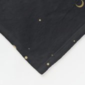 Moon Stars Gold Custom Quote kleindochter Fleece Deken (Hoek)