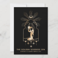 *~* Moon Stars Golden Goddess Zee Baden 5x7 -2