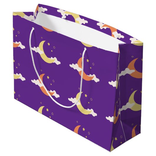 Moon & Stars Grote Cadeautas (Achterkant Gekanteld)