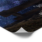 Moon & Stars Inspirerend Quote Poster (Hoek)