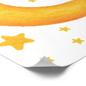 Moon Stars Kinder Room Decor Nursery Poster (Hoek)