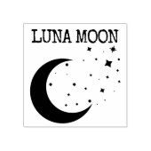 Moon Stars Luna Rubberstempel (Afrduk)