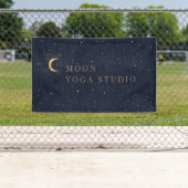 Moon Stars Midnight Blue Banner (Insitu)