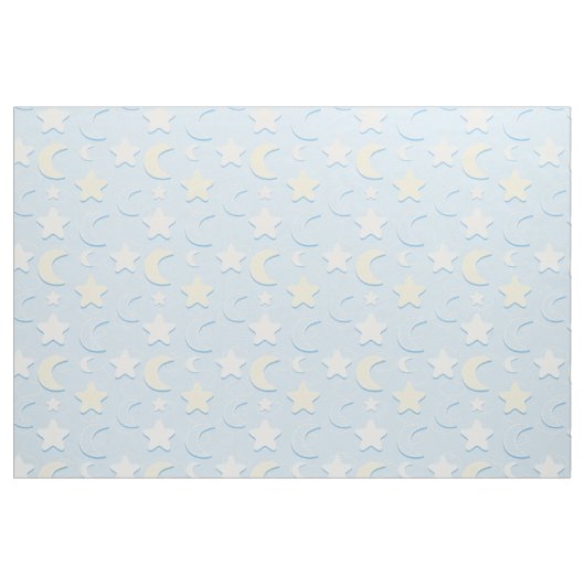 Moon & Stars Pattern Fabric Stof (Fat Quarter)
