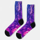 Moon Stars Sokken – Celestial Comfort Draag (Links)