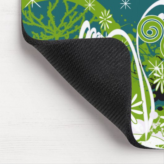 Moon Stars Swirl Paint Splat Muismat (Hoek)