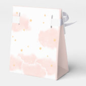 Moon Stars Twinkle Twinkle Meisje Baby shower Bedankdoosjes (Achterkant)