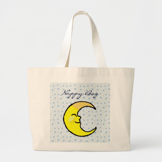 Moon & Stars (VK) Grote Tote Bag (Voorkant)