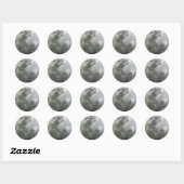 Moon sticker! ronde sticker (Vel)