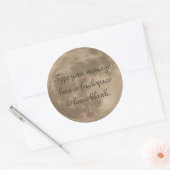 Moon Sticker Volle Maan Stickers Gepersonaliseerde (Envelop)