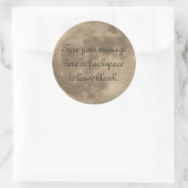 Moon Sticker Volle Maan Stickers Gepersonaliseerde (Tas)