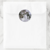 Moon-stickers Ronde Sticker (Tas)