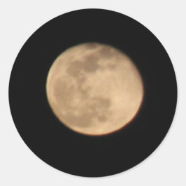 Moon-stickers Ronde Sticker